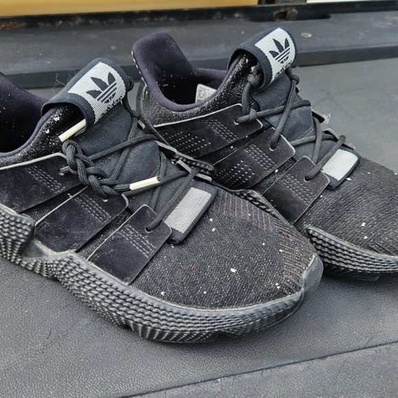 Black Sneakers Men’s Size 8 Athletic Sneakers Shoes - Picture 5 of 6